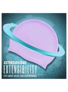 Solid Color Stretchy Silicone Swim Cap, Unisex Adults Waterproof Ear Protection Non-Slip Swimming Cap, Beach Essentials, Beach Accessories, Pool Float - Multicolor - View 4