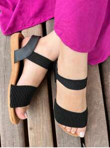 Women's Casual Elastic Sandals Comfortable, Does Not Hurt, Everyday Use, Anti-Stress