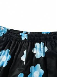 Men's Fashionable Breathable And Cooling Floral Print Beach Shorts For Summer