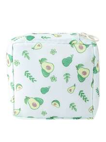 1 件便携式大容量女性卫生袋，防水面料收纳袋，时尚实用的多功能旅行袋 - 适合存放卫生巾、护垫和卫生棉条，波西米亚风格 - 彩色 - 查看 13