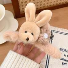 1 pieza Nuevo y adorable clip de pelo con oso de peluche esponjoso, pinza de pelo, clip de pelo, pinza de pelo, accesorio de pelo, clip de pelo para mujer para vacaciones y atuendos de invierno