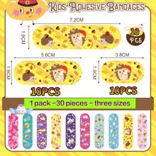 (30 piezas de vendas hemostáticas - Cuidado de heridas de emergencia) Varios estilos de patrones de unicornio, vendas elásticas respirables lindas y flexibles que protegen las heridas de hombres y mujeres para el botiquín de emergencia - Multicolor - Ver 12