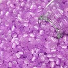 10g~120pcs/Pack Cat Eye Glass Seed Beads For DIY Jewelry, Necklace Personalized Crafting - 4mm Cat's Eye - View 15