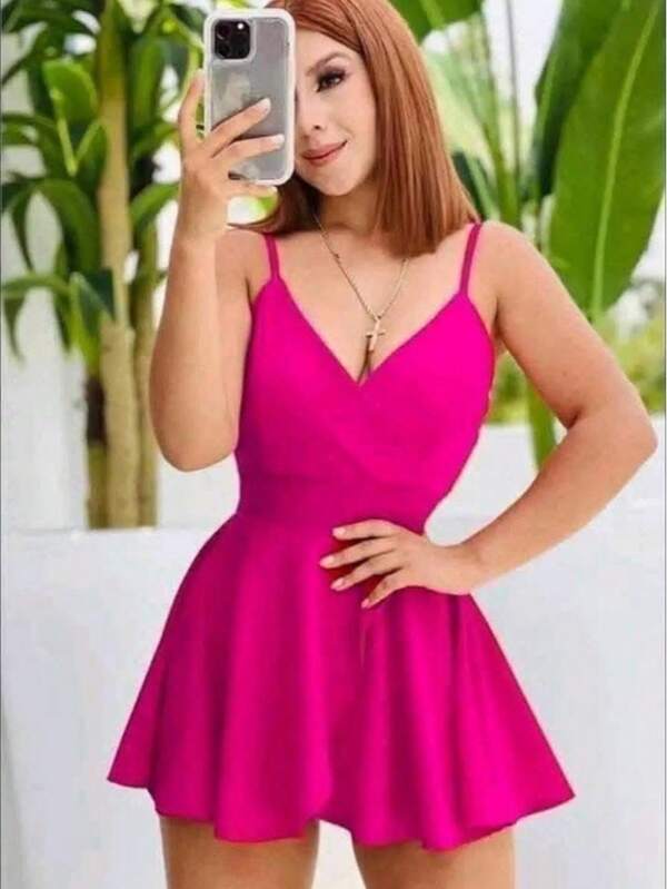 LisoSexyTelaEspalda al aireEnvolventeCruzadoPALAZZO COMODOCalleTODO TIPO OCACION