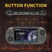 YLW SF3000 Retro Handheld Game Console, 4.5 Inch IPS Screen Games Machine, Wireless Mini Portable Game Player, Gaming & Consoles For Boy Gift - 黑色 - 查看 5