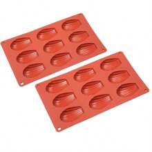 1pc Madeleine Silicone Pan ,9/18-Well Madeleine Mold Makes 9/18 Madeleine Cookies , Nonstick Tea Cake Pan For Madeleines, Cakelet Pan ,Chocolate Molds - Multicolor - View 15