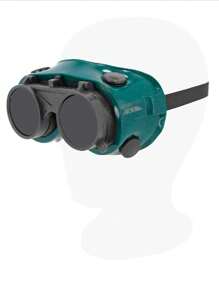 Gafa lente goggles para soldar  herrero una sola sombra fija  #5 sombra de cristal oscuro - Negro - Ver 3