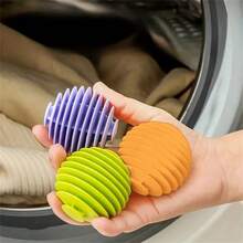 Reusable Anti-Knotting Laundry Balls - Anti-Wrinkle, Anti-Static, Fabric Softener - No Electricity Needed, Machine Washable Safe, Anti-Entanglement/Anti-Wrinkle/Protect Clothes/Dresses/Shirts/Gowns/Sweaters/Pants