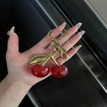 1st Cherry Sleutelhanger, Modieuze Elegante Autosleutelhouder Tas Hanger
