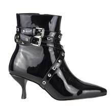 Salamandra Women's Casual Heeled Boot 19751 Black Patent Leather - 黑色 - 查看 2