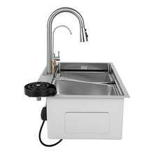 YUNRUX Kitchen Sinks - Silver - View 5
