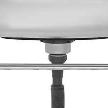YUNRUX Single Bowl Kitchen Sink Commercial Restaurant Kitchen Sink Stainless Steel Sink - Silver - View 9
