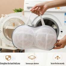 1pc Bra And Underwear Laundry Bag, Washing Machine Specific Protective Bag, Drum Machine Washing Bra Mesh Bag, Anti Deformation Washing And Protection Filter Mesh Bag,Spring,Minimalist,Summer Tops