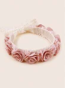 Rosenkranz-Stirnband für Baby Mädchen, Feiertags-Dekoration