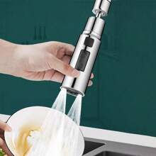 (1pc) High-Quality 3-Way Adjustable Anti-Splash Kitchen Faucet: Sturdy Construction, Easy Operation, Ideal For Precise Watering And Cleaning! Home Bathroom Decor, Autumn Decor, Back To School Season - Multicolor - View 10