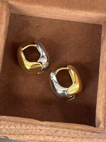1 par de pendientes de gota de agua geométrica elegante hecha a mano, regalo de joyería para mujer y niña en cumpleaños y fiesta, previene alergias