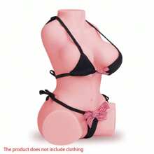 Torso Sex Doll, Male Sex Toy With Big Boobs And Ultra Soft Ass, Sexy Realistic 3D Textured Vaginal And Anal Tunnel Sex Dolls For Men, Male Masturbator Portable Sex Toy For Men(The Product Does Not Include Clothing)