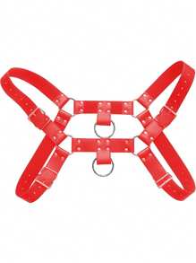 1pc Men Leather Chest Harness Belt Body Tight-Fitting Bondage For Goth Punk Festival Clothing Nightclub Accessories Underwear - Multicolor - View 4