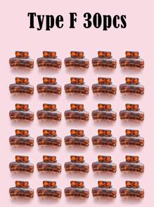 12/20/30pcs Small Cute And Fashionable Hair Clip, Suitable For Daily Use Hair Claws Claw Clips Hair Clips Hair Jaw Clip Hair Clamps Hair Clutch Hair Catcher Clip, School Stuff, College Fall Winter Hair Accessories For Women For Vacation Outfits Woman