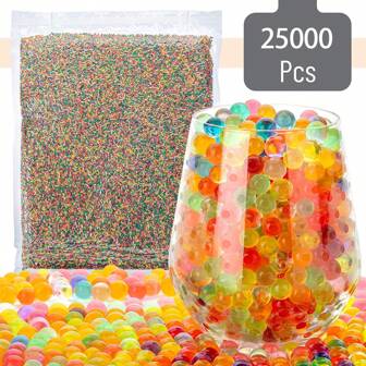 25000/62500pcs Water Beads, Water Gel Beads For Vase Filler, Water Gel Beads, Floating Beads For Centerpieces Vases, Gel Beads For Vases, Gel Beads, Waterbeads, Gel Water Beads For Plants