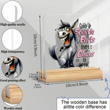 1pc, Chaos Spreading, Acrylic Desktop Decoration For Women And Men, Suitable For Home Decoration, Cafes, Ideal Birthday Gifts, Housewarming Gifts, Holiday Gifts