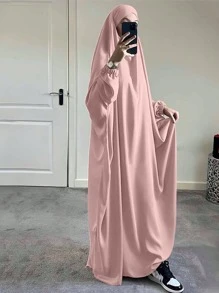 Muslim Fashion Woman Dress, Muslim Women Abaya Dubai Muslim Woman Abaya Robe, Extra Long Medina Headscarf, Fashion Hijab Dress For Women,Modest