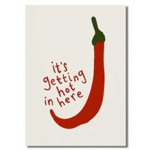 1pc Modern Japanese Hot Chilli Pepper Wall Art Canvas Painting Nordic Posters And Prints Drink Wine Pictures For Kitchen Home Decoration No Frame