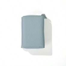 New Women Mini Wallet Card Holder 2-In-1 Purse Modern Minimalist Coin Pouch With Multi Card Slots For Women Wallet Purse Wallet Small Wallet - Blue - View 2