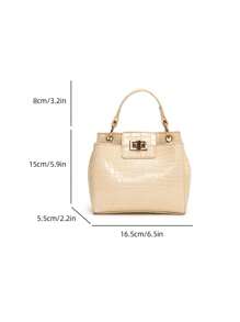 Modische Pendlertasche, leicht luxuriöse Damentasche, exquisite Umhängetasche, hochwertig und vielseitig für den Arbeitsalltag