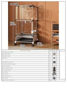 Jaula para aves para uso doméstico, pajarera, para periquito perlado, loro, munia, periquito cabecirrojo, Burung Manyar, jaula de hierro anti-salpicaduras, nido de aves, aviario