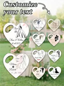 Bottle Opener Wedding Favor, Customizable Wedding Favor For Guests In Bulk, Cap Opener Magnets, Wedding Thank You Favor, Wedding Favor,Multi-Functional, Anti-Mold,Ornamental,Reusable,Exquisite,Stylish,High-Quality,Colorful,Modern,Custom,Personalized,Unique,Customized Bottle Openers & Bottle Opener Accessories,Creative Carvings - Multicolor - View 12