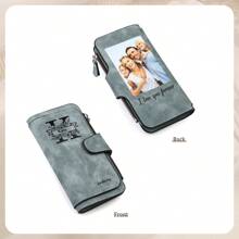 1pc Personalized Wallet Custom Photo &Name, Large PU Leather Wallet Coin Wallet Card Bag, Valentine's Day, Mother's Day, Birthdays, Anniversaries, Graduation Ceremonies, Thanksgiving Gifts For Mothers, Grandmothers, Girlfriends, Lovers, Friends,All-Purpose,Large Capacity,Versatile,Multifunction,Colorful,Cute,Adorable,Contracted,Funny,Kawaii,Y2K,Minimalist,Commuting,Business Casual,Basics,Custom,Personalized,Unique,Customized,Ideal Gifts For Him,Ideal Gifts For Her,Her,Family,Friends,Girlfriend,For Anniversaries,For Birthdays,For Holiday/ Vacation,For Outdoors/Outings/Travel/Hiking/Stadium/Sports/Climbing,For Business/Commute/Work/Office,Vacation,Vacation - Multicolor - View 6