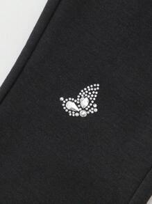 Balabala Girls' Snug Fit Flared Pants, Chic & Summer Style