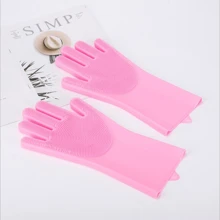 Pet Dog Cat Bath Gloves, Bath Brush, Pet Bath Massage Hair Removal Gloves, Scrubbing Brush, Hair Removal And Grooming Tool, Anti Scratch Silicone Bath Brush Supplies