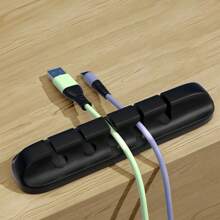 1pc Desktop Cable Holder, Desktop Cable Management Box, Cable Organizer For Desk - For Home And Office Use - Available In Multiple Colors! Room Decor Home Decor Decor Ornaments Home Miniature Things - Multicolor - View 11