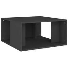 Mesas de centro 4 piezas gris 13"x13"x13" Material de madera