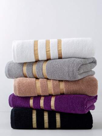 1 条浴巾，多种颜色，轻薄简约纯色，矩形，或面巾/毛巾，方形手帕，吸水，快干，柔软，适用于浴室、厨房、旅行、节日礼物、健身房、海滩、酒店、沙龙、户外、男女通用、四季、学校、返校、旅行、旅行必需品、家居必需品、毛巾、皮肤护理