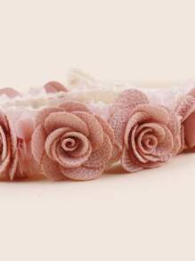 Rosenkranz-Stirnband für Baby Mädchen, Feiertags-Dekoration