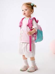 Balabala Baby Girls & Girls Two Pieces Outfit, Cute & Fresh - White and Red - View 2