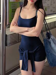 2 件套女士性感舒适休闲运动装，机场风格，韩国时尚，街头服饰，返校装