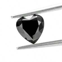 2pcs Wholesale Moissanite Heart Cut VVS1 Clarity D Color Black, Champagne, Green, Sea Blue Diamonds For Jewelry Setting