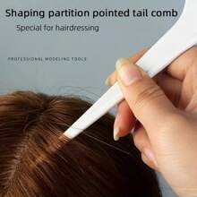 1 pièce/Ensemble de 2 pièces Peigne teinté dégradé, peigne à queue pointue séparateur de cheveux automatique, outil de coloration des cheveux, brosse de teinture des cheveux pour le salon et les soins capillaires personnels