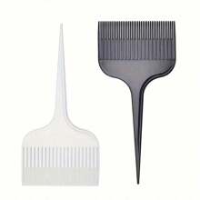 1 pièce/Ensemble de 2 pièces Peigne teinté dégradé, peigne à queue pointue séparateur de cheveux automatique, outil de coloration des cheveux, brosse de teinture des cheveux pour le salon et les soins capillaires personnels