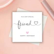 For Him, Happy Birthday Funny Greeting, Funny Birthday Cards, Special Friend Birthday Card, Happy Birthday, Pink Heart Age Card For Her, Birthday Gift For Good Friends - Multicolor - View 7
