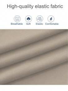 XL Size Stretch Chair Covers For Dining Room,Water-Resistant Large Dining Room Chair Slipcovers,Stretch Chair Cover,Parsons Chair Covers,Spandex High Chairs Protector Covers Seat Slipcover With Elastic Band For Dining Chairs,XL/Oversized Removable Washable Soft Spandex Extra Large Dining Room Chair Covers For Kitchen Hotel Table Banquet Solid Color(Light Mocha) - Multicolor - View 7