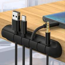 1pc Desktop Cable Holder, Desktop Cable Management Box, Cable Organizer For Desk - For Home And Office Use - Available In Multiple Colors! Room Decor Home Decor Decor Ornaments Home Miniature Things - Multicolor - View 2