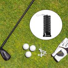 便携式高尔夫计分器记分牌训练练习比赛配件礼物送给高尔夫爱好者朋友 - 彩色 - 查看 7