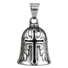 1 Pc Vintage 3D Design Motorcycle Guardian Bell Retro Wing Design Biker Good Luck Charm Alloy Punk Style Evil Spirit Trap Bell Men Mother's Day Flowers, Personalized Gifts For Mom, Last Minute Gifts, Mother's Day Ideas, Mothering Sunday Gifts, Handmade Cards For Mum, Best Mother's Day Gifts Under $50, Christmas Gift Room Decor - Multicolor - View 1