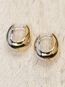 1 par de pendientes de gota de agua geométrica elegante hecha a mano, regalo de joyería para mujer y niña en cumpleaños y fiesta, previene alergias