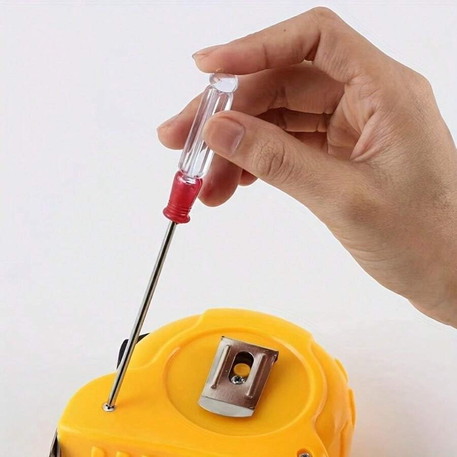 Phillips Cross-Head Screwdriver With Magnetic Tip, Transparent Handle, Other Material Construction, For Home And Professional Use